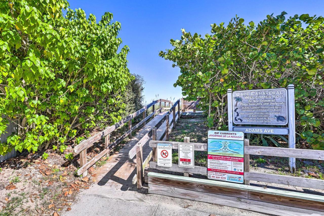 Cape Canaveral Home With Balcony Walk To Beach Exteriör bild